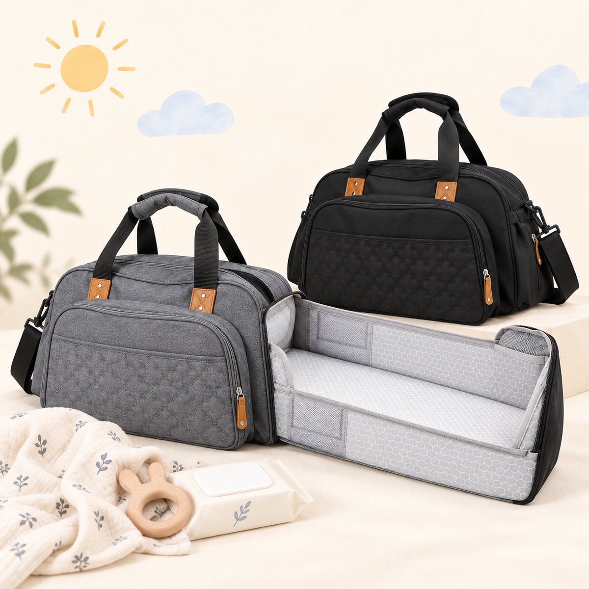 Merryfolk GoFold Nappy Bag